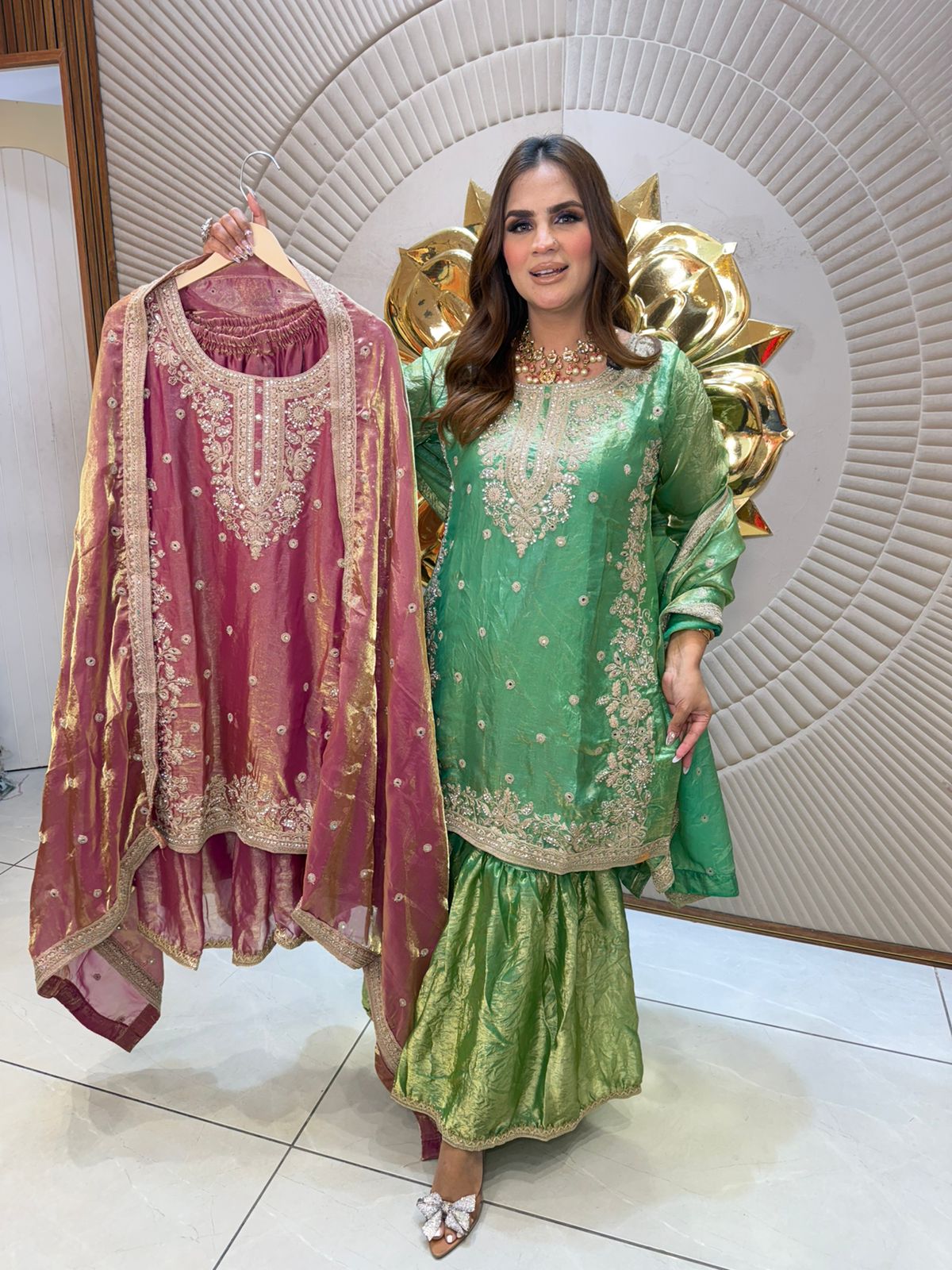 Beautiful Suit with Lace Work PC2669