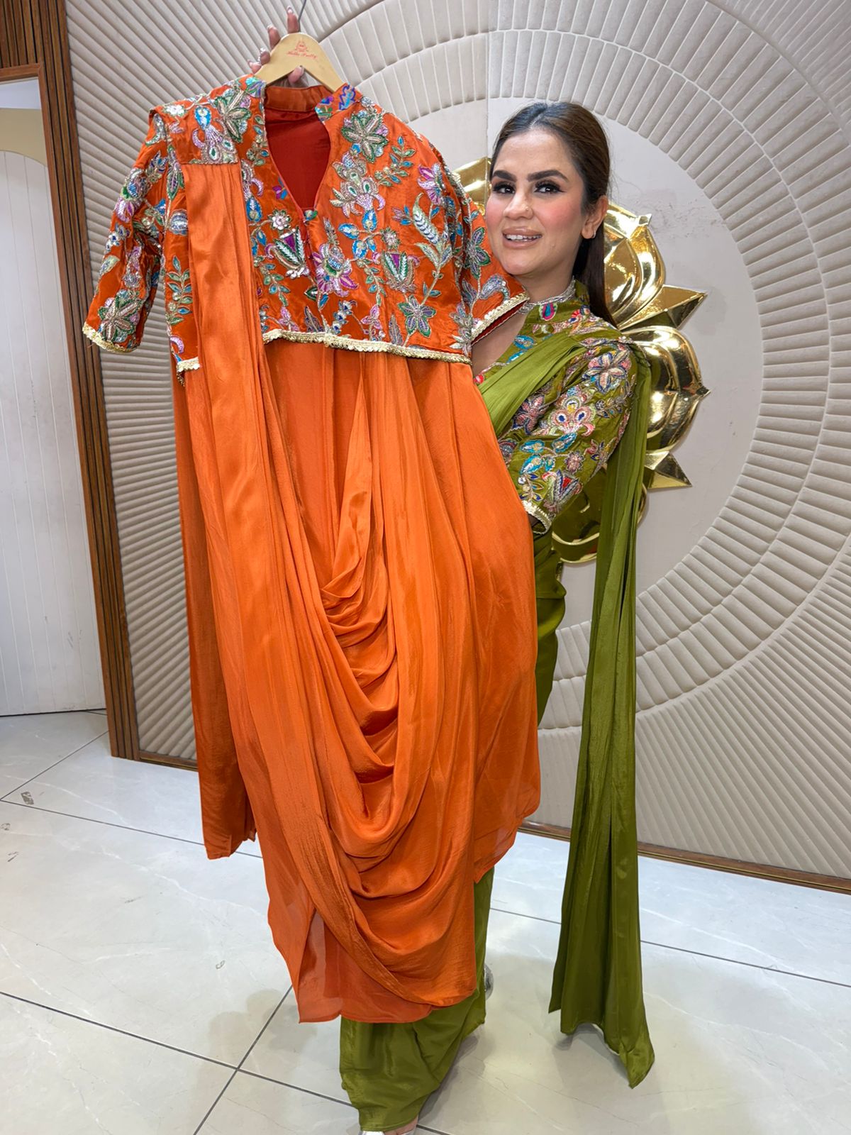 Elegant Partywear Sharee PC2731