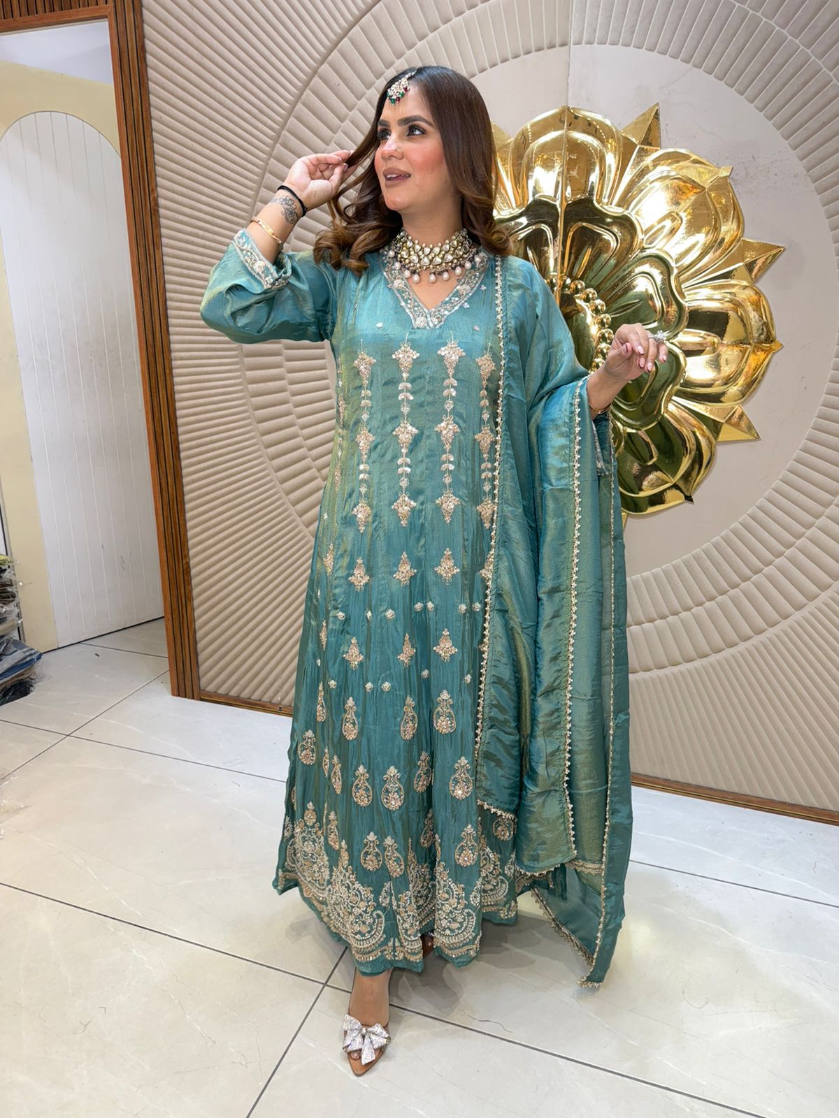 Stunning Party Wear Long Suit PC2617