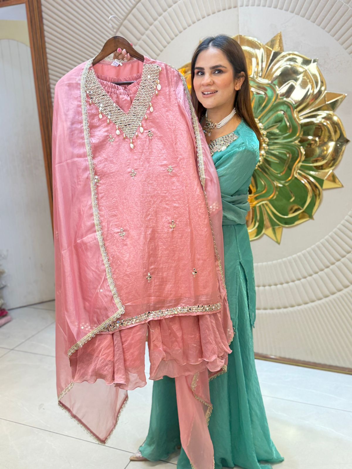 Beautiful Party Wear Plazzo Suit PC2733