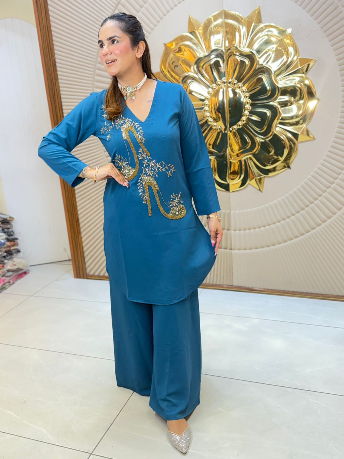 Stunning Plazzo Suit PC2809
