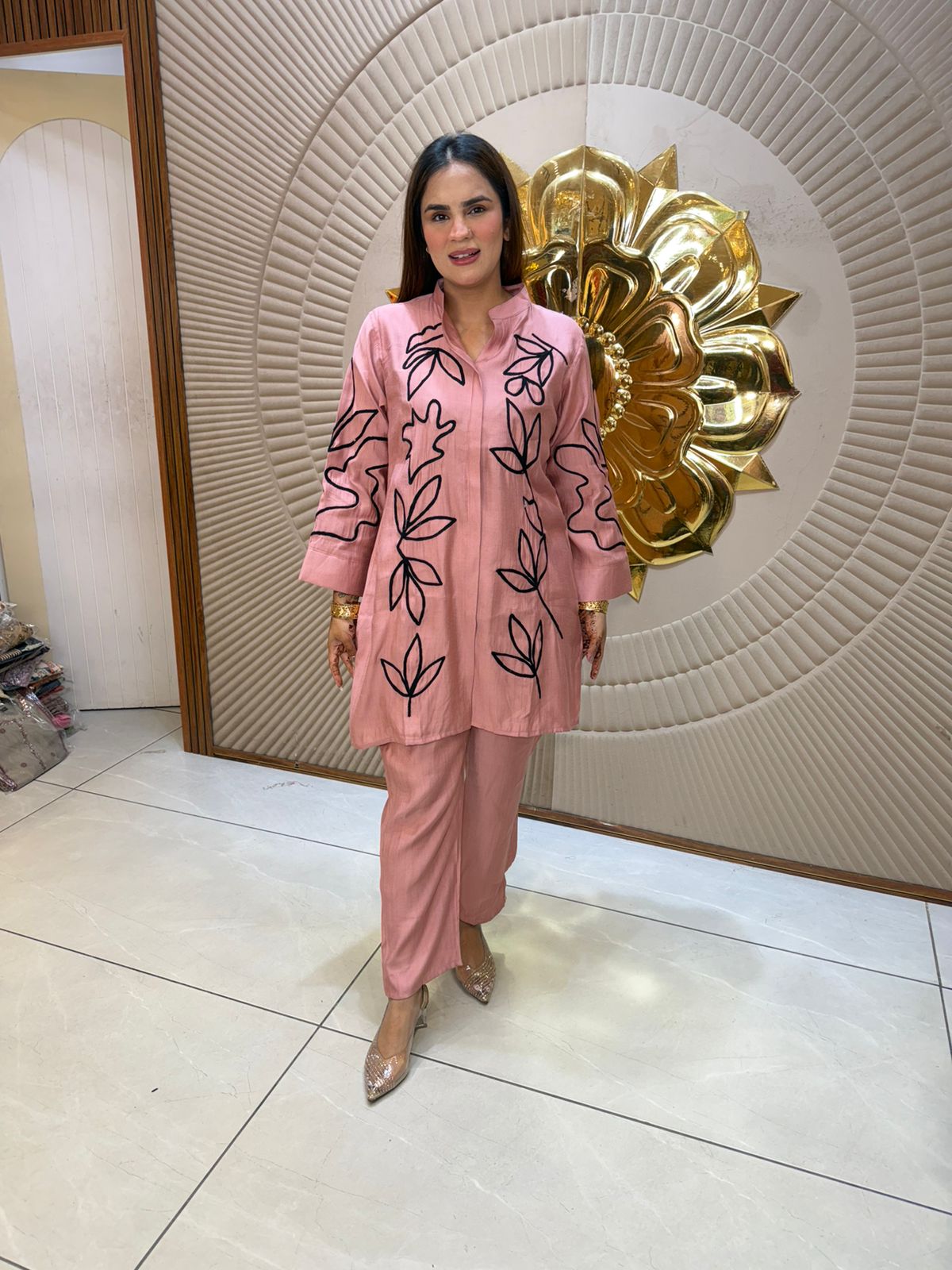 Beautiful Full Sleeves Daily Wear Co-Ord Set PC2878