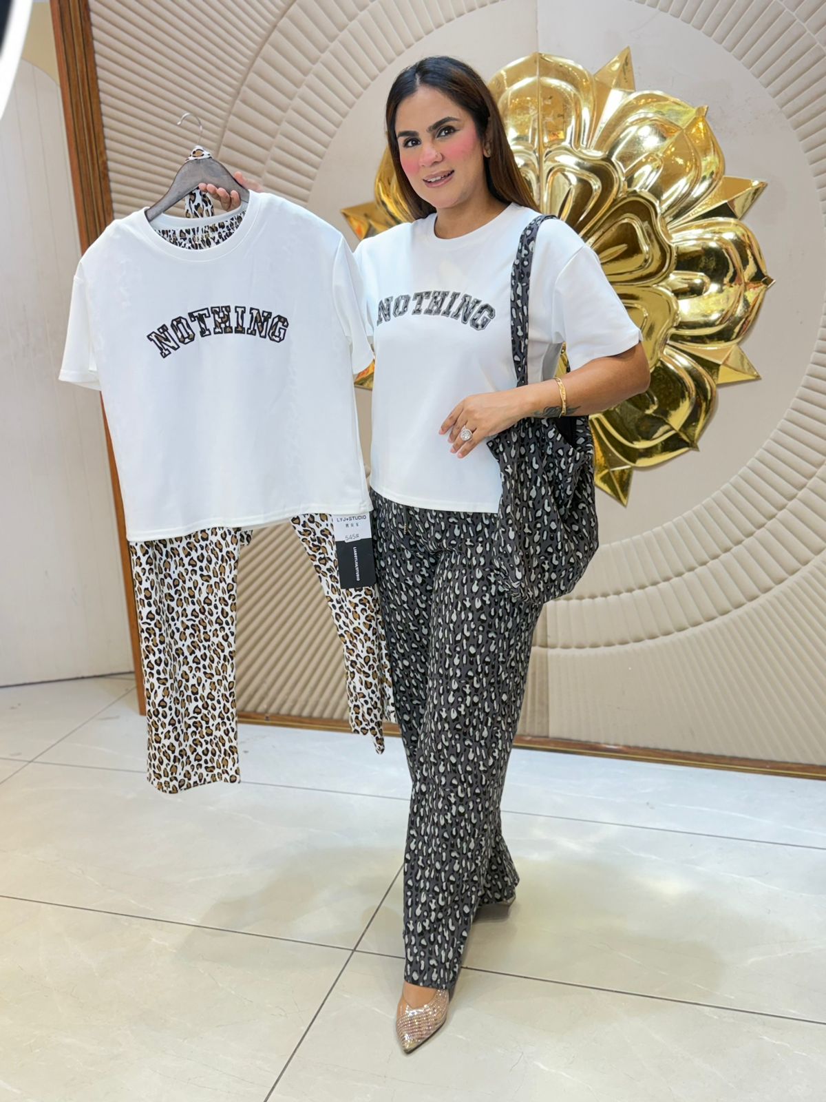 Beautiful Daily Wear Co-Ord Set With Bag PC3064