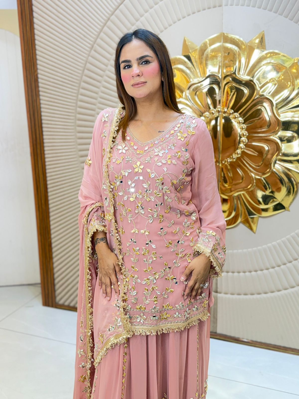 Stunning Party Wear Skirt Suit PC3065