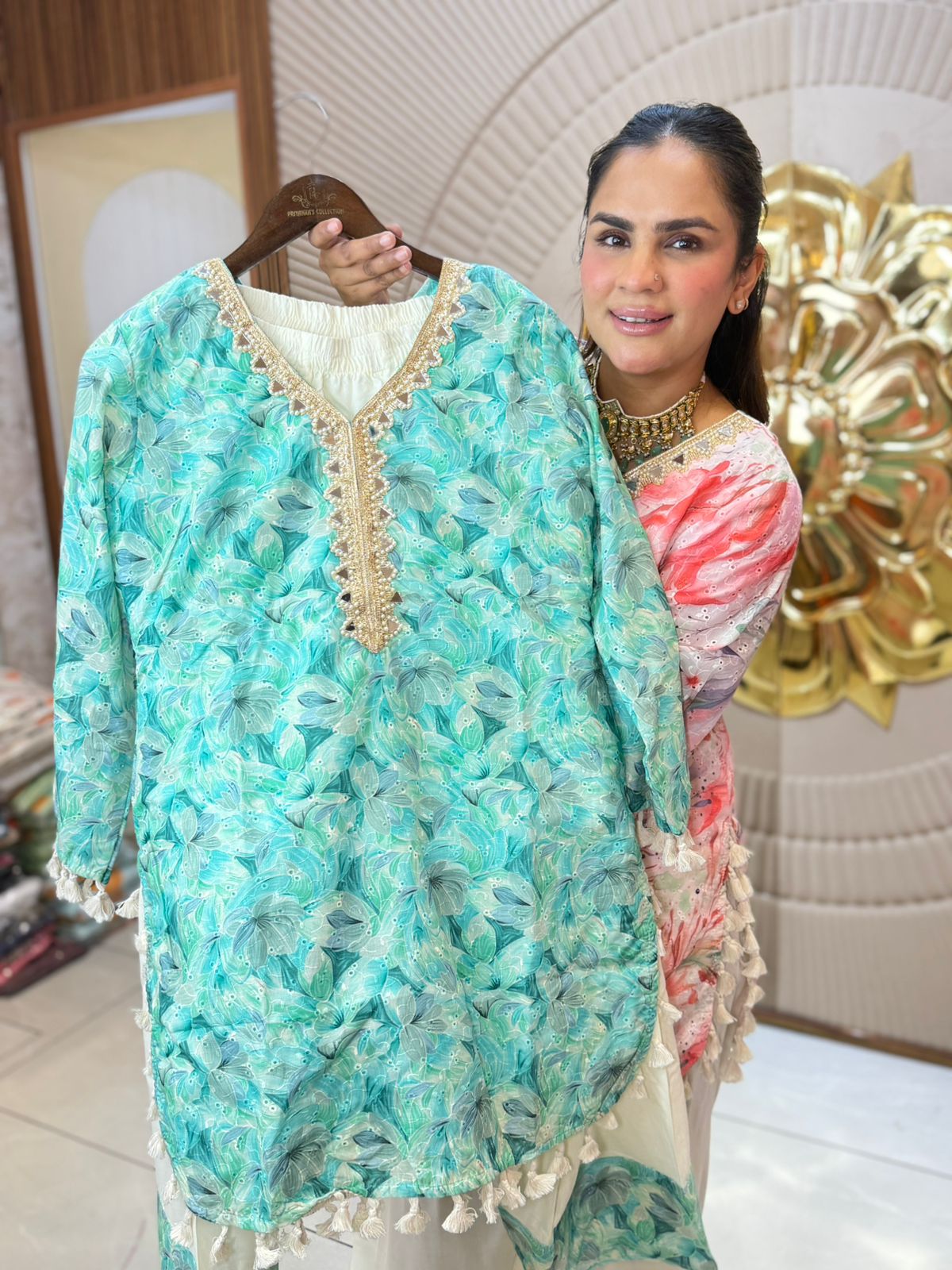 Beautiful Patter Print Daily Wear Suit PC3114