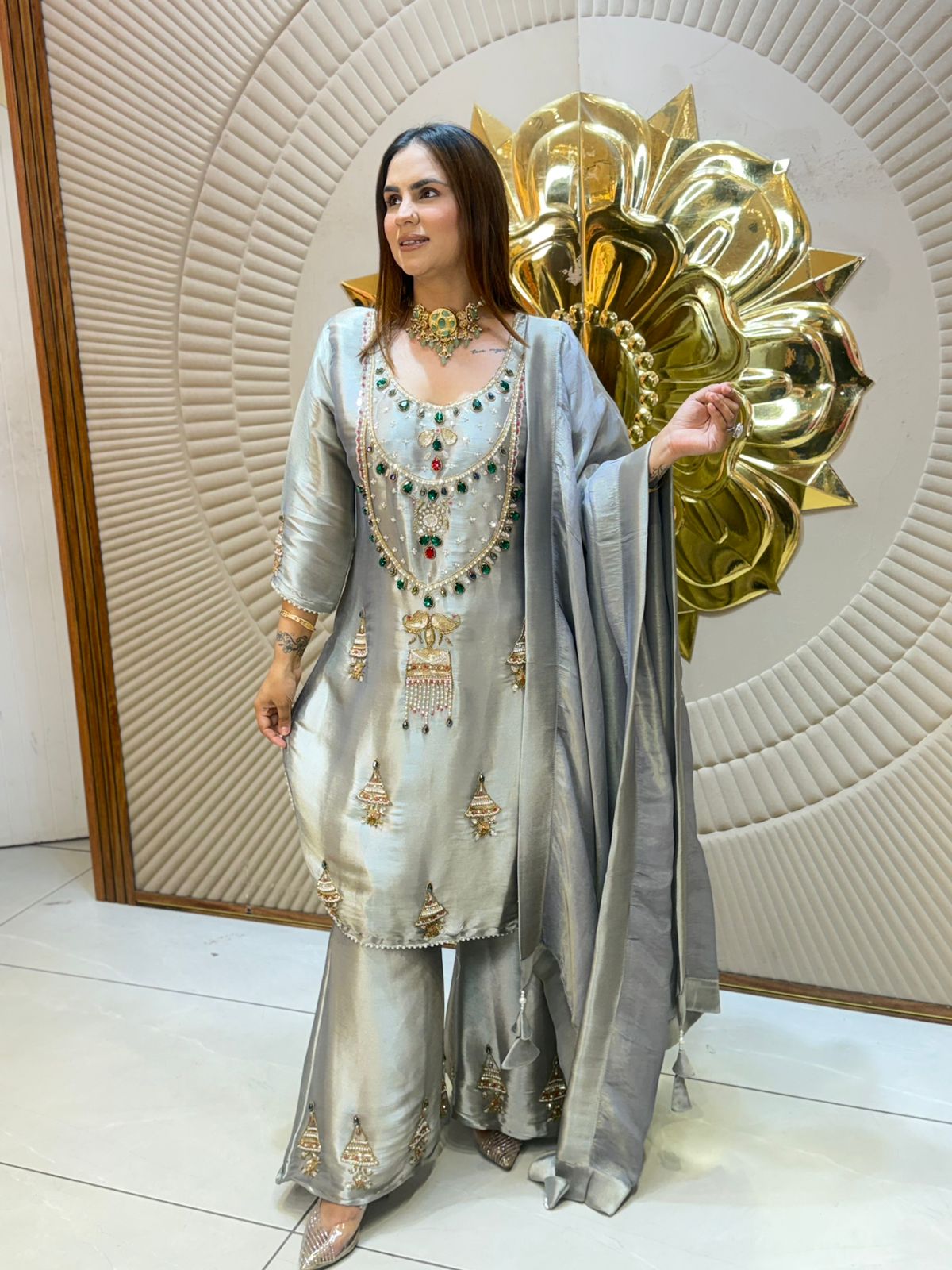 Stunning Party Wear Suit PC8207