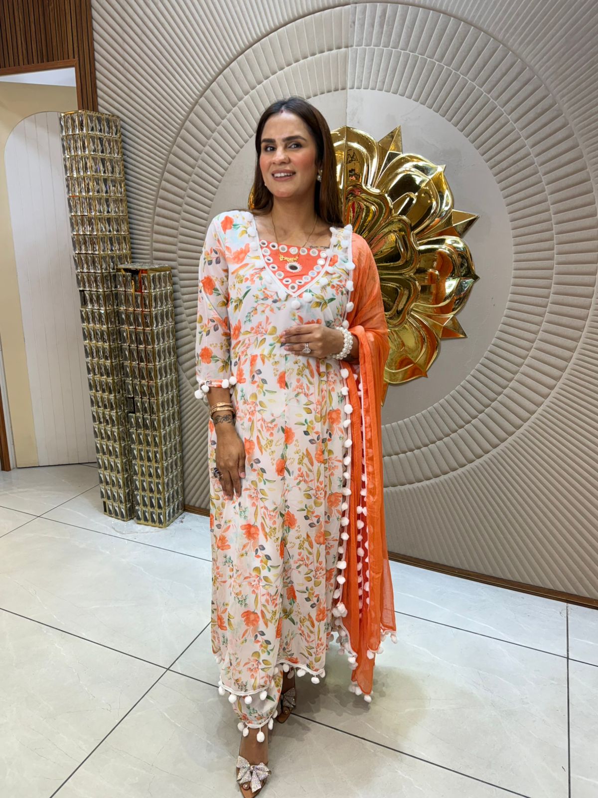 Beautiful Digital Print Suit PC1707