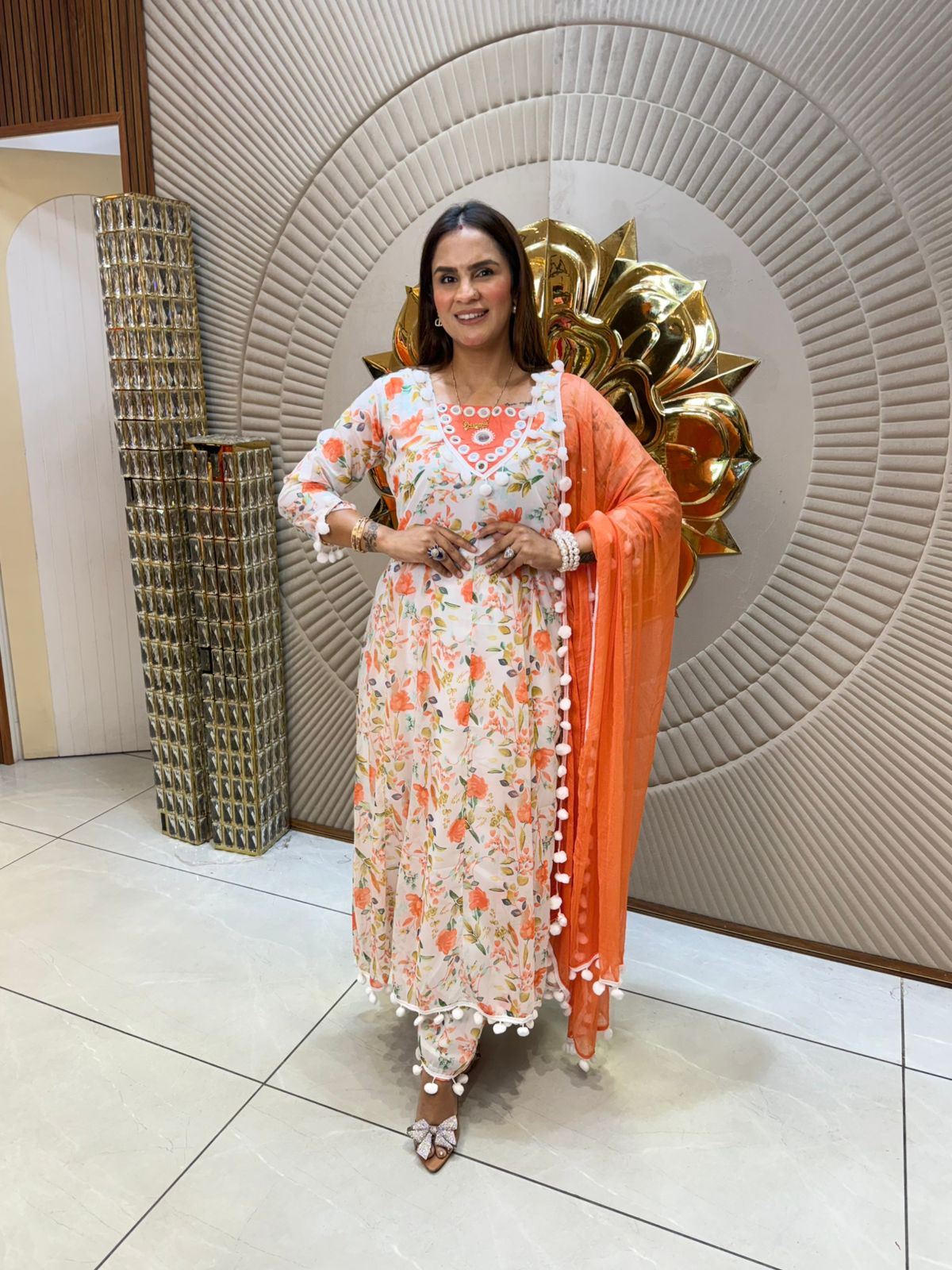 Beautiful Digital Print Suit PC1707