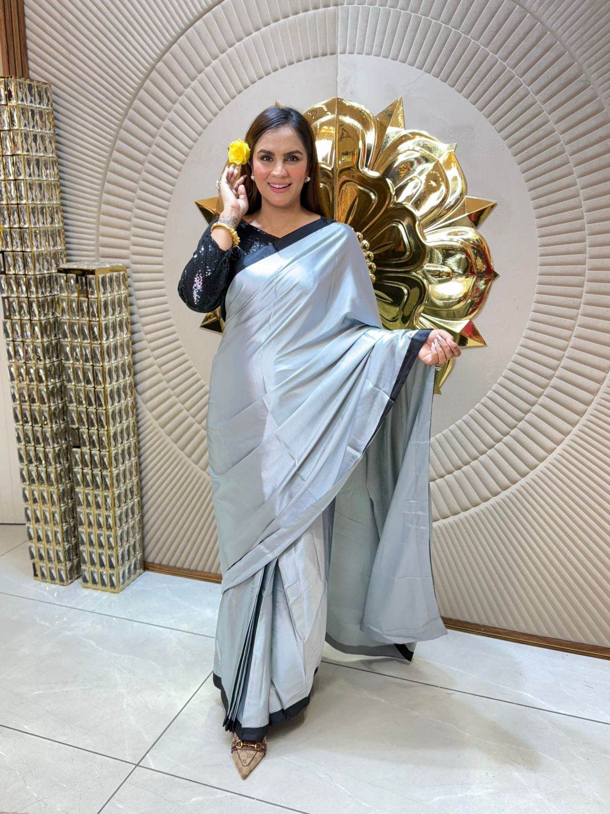 Beautiful Subtle Shine Saree PC1794