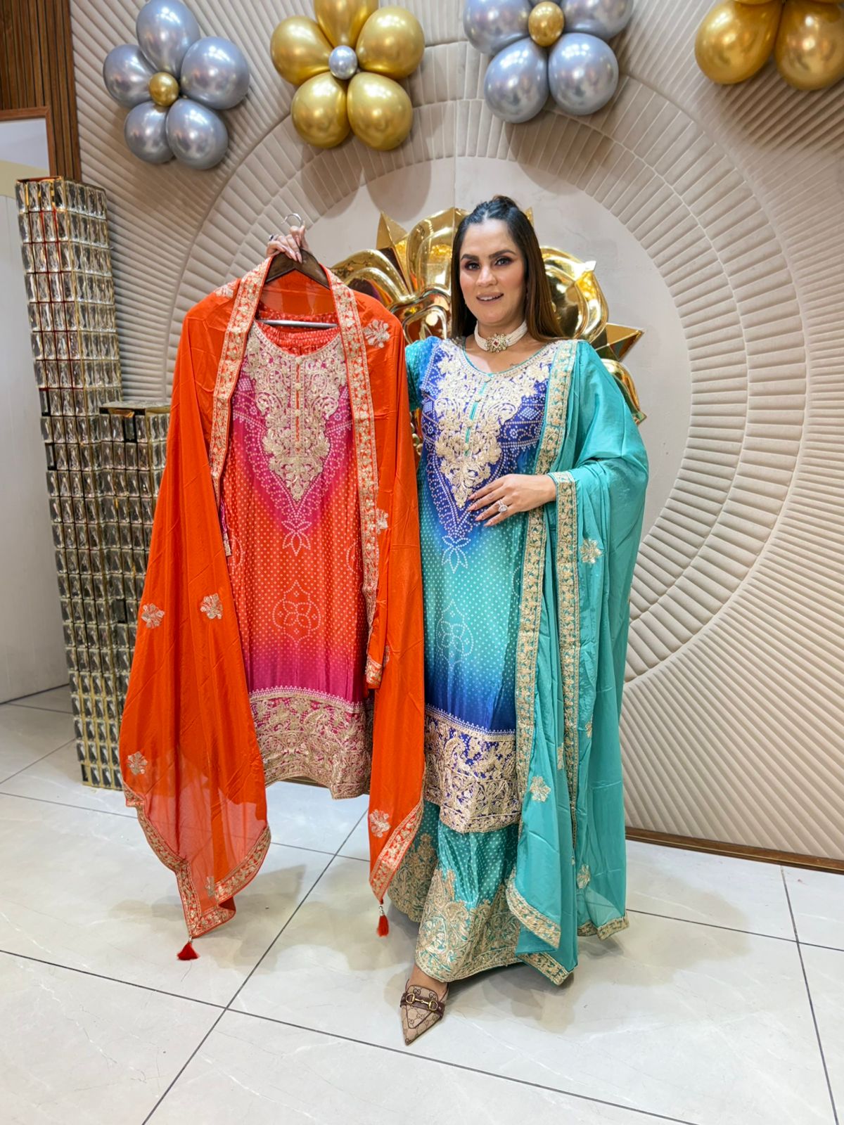 Elegant & Colorful Embroidered Pakistani Suits PC1845