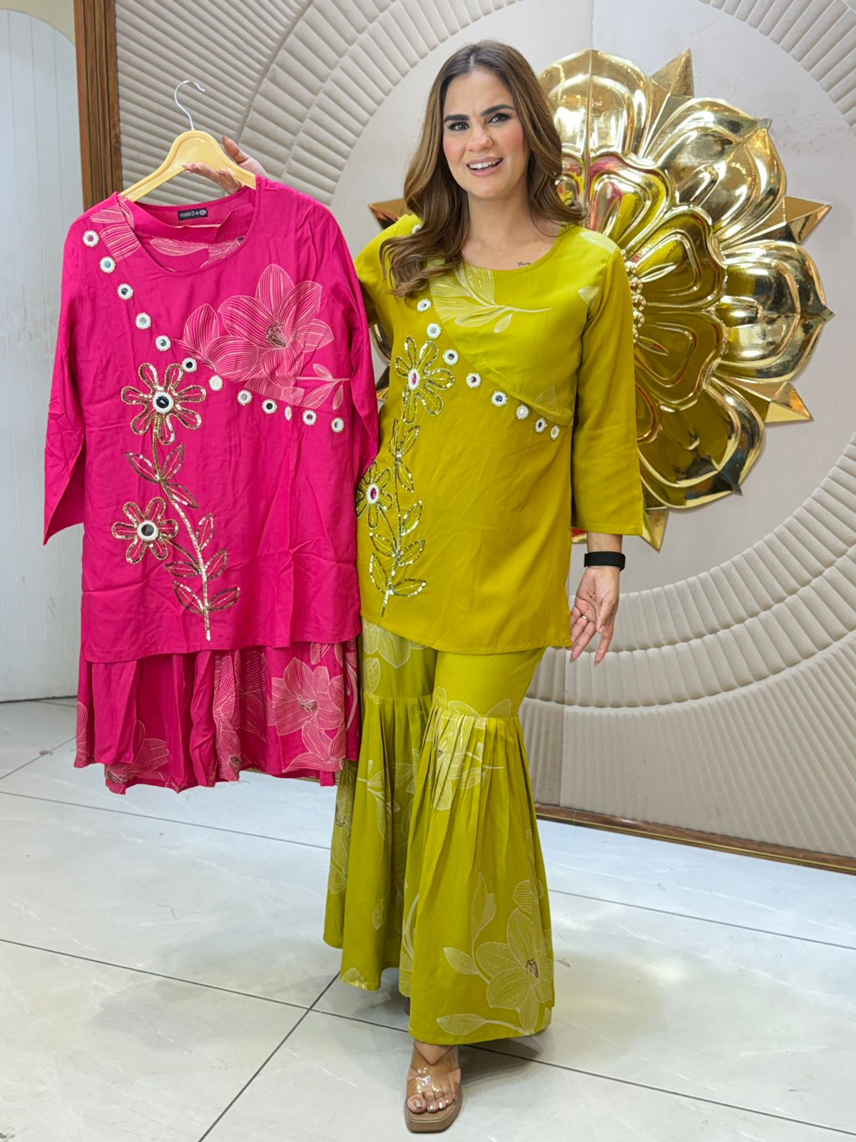 Beutiful elegant partywear cordset pc8186