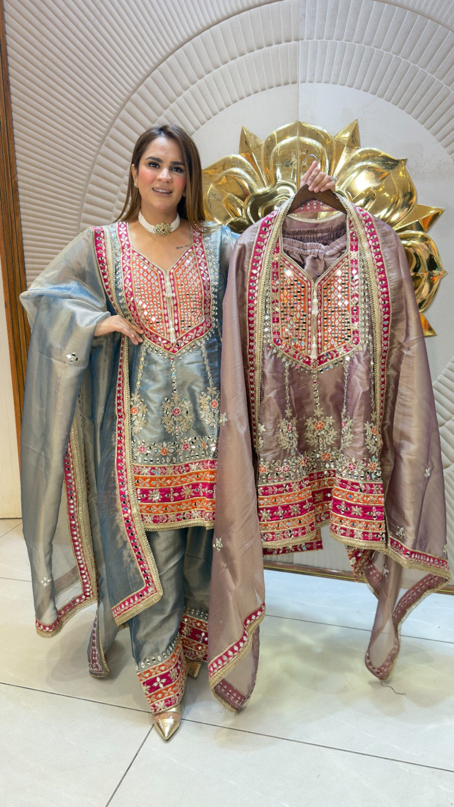 Beutiful elegant partywear suit pc3814