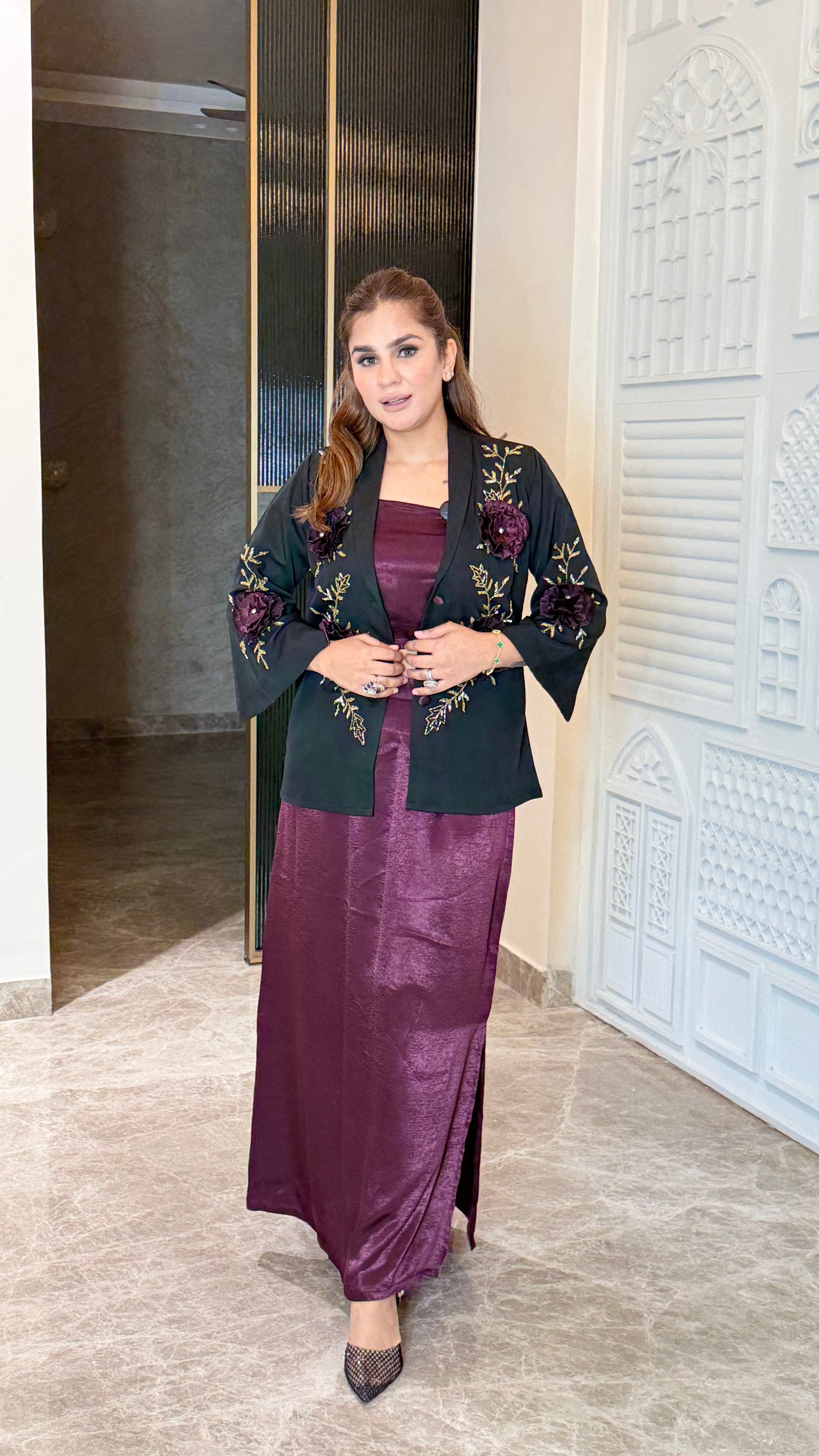 Beutiful elegant blazer skirt pc3147