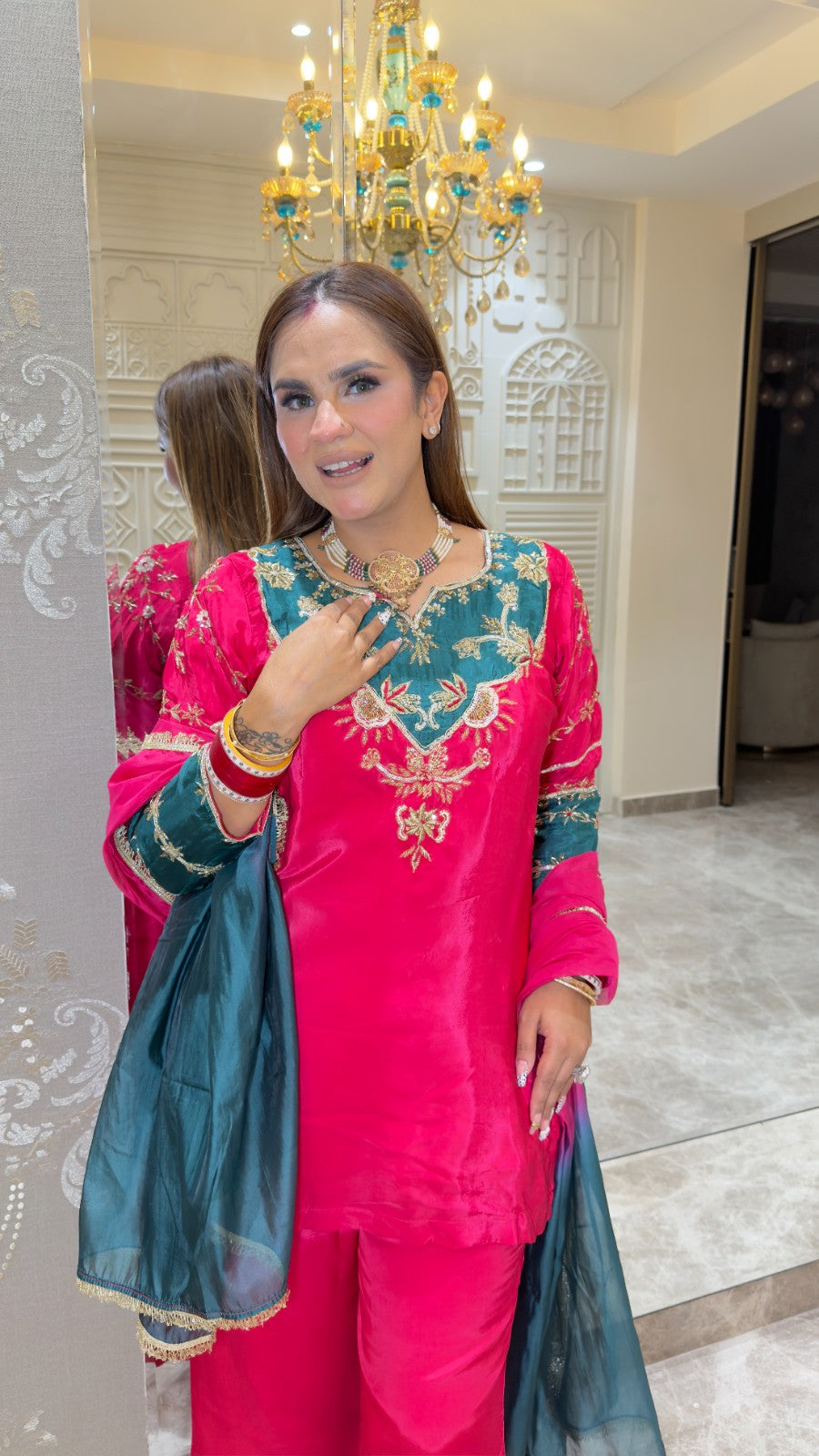 Beutiful elegant partywear suit pc3331