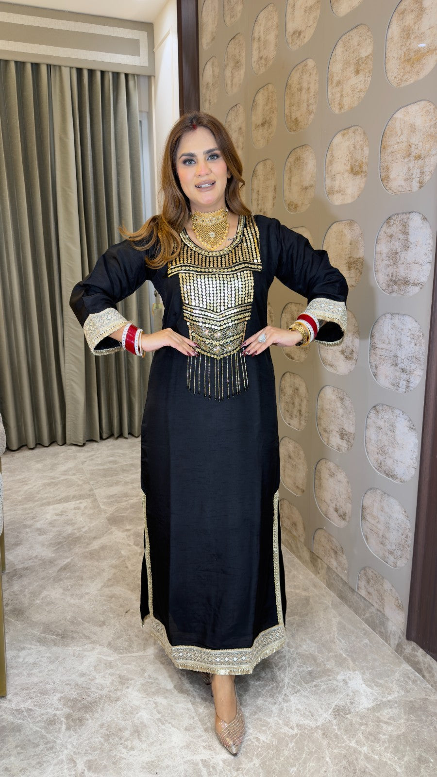 Beutiful elegant cut work kareena style pc3407
