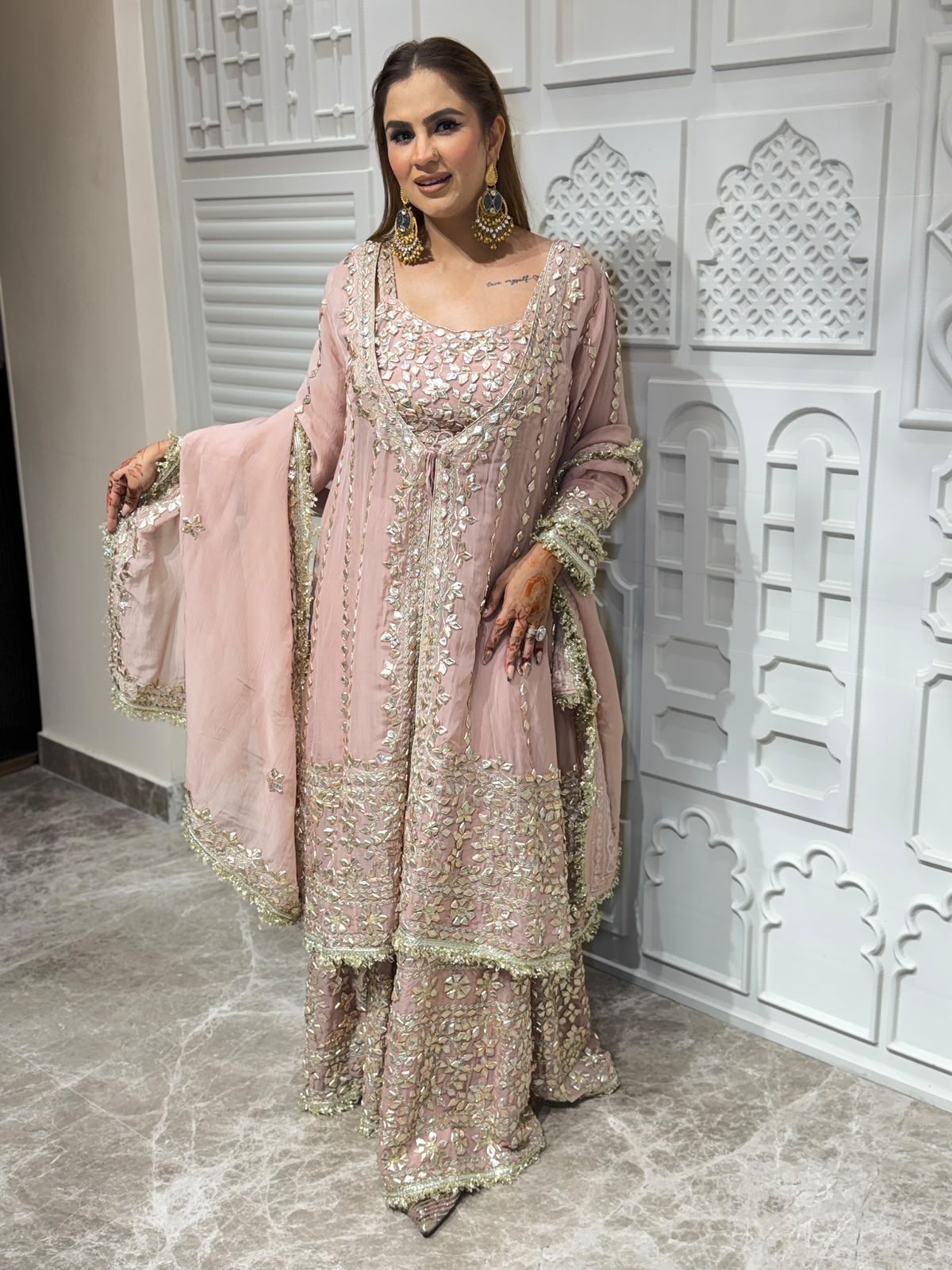Beutiful elegant partywear suit pc3154