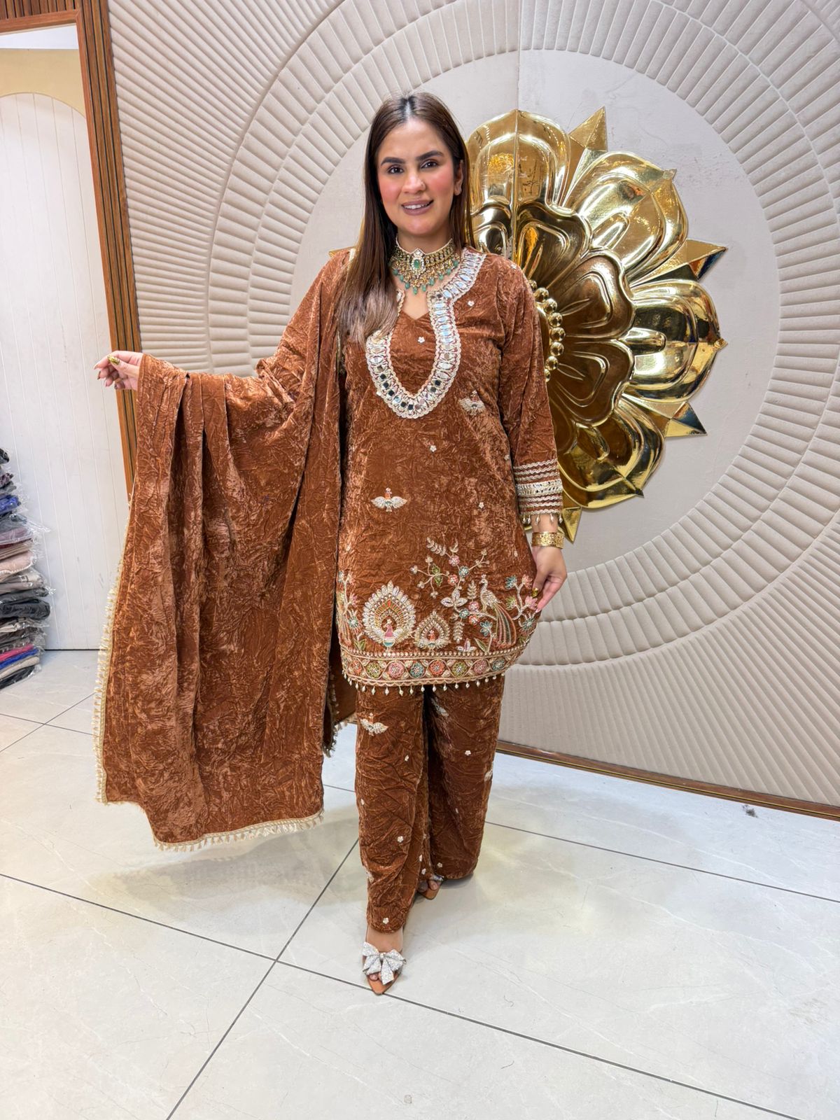 Elegant Full Sleeves Designer Suit  PC2464