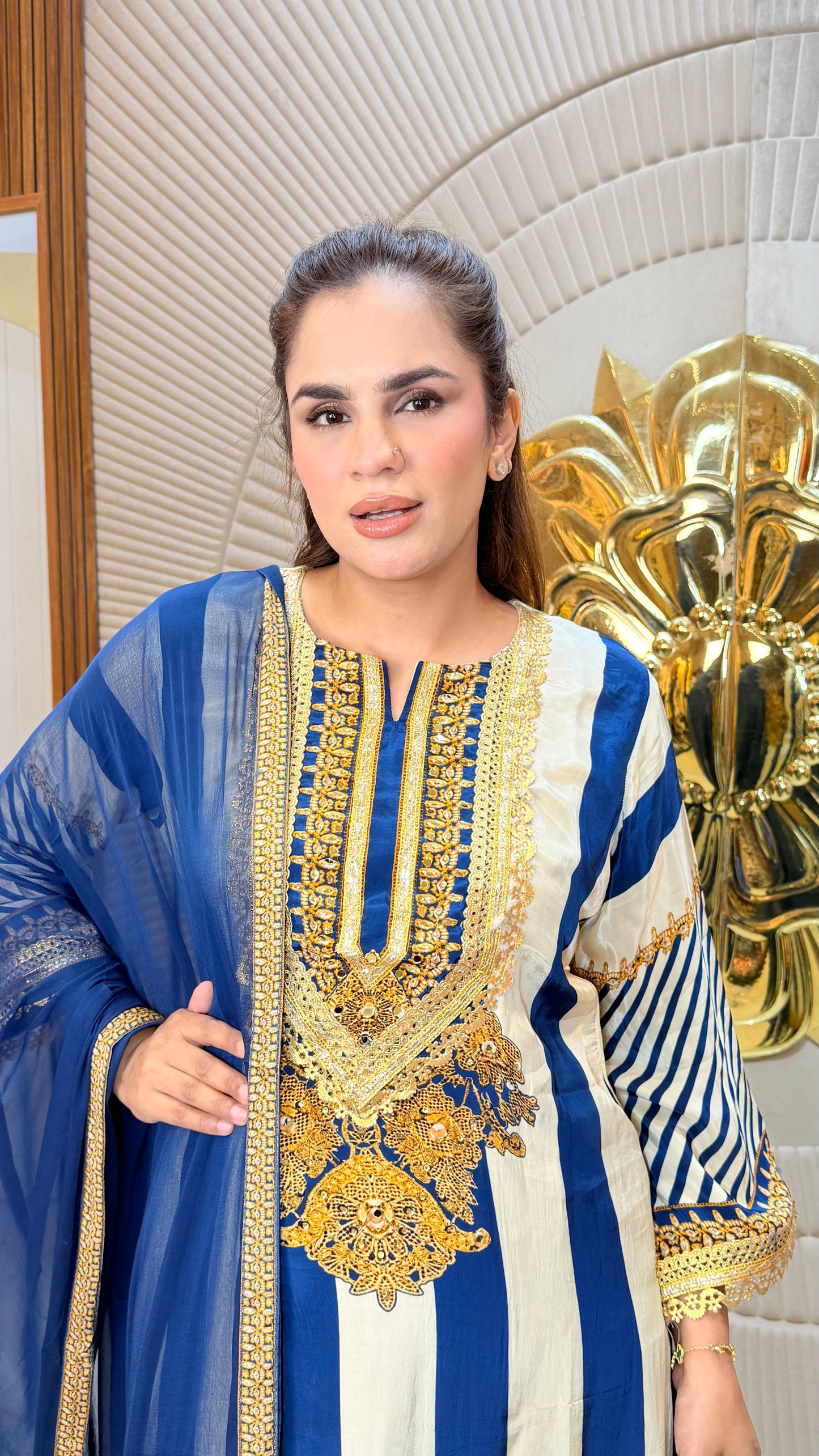 Royal Blue Statement Suit Pc3429