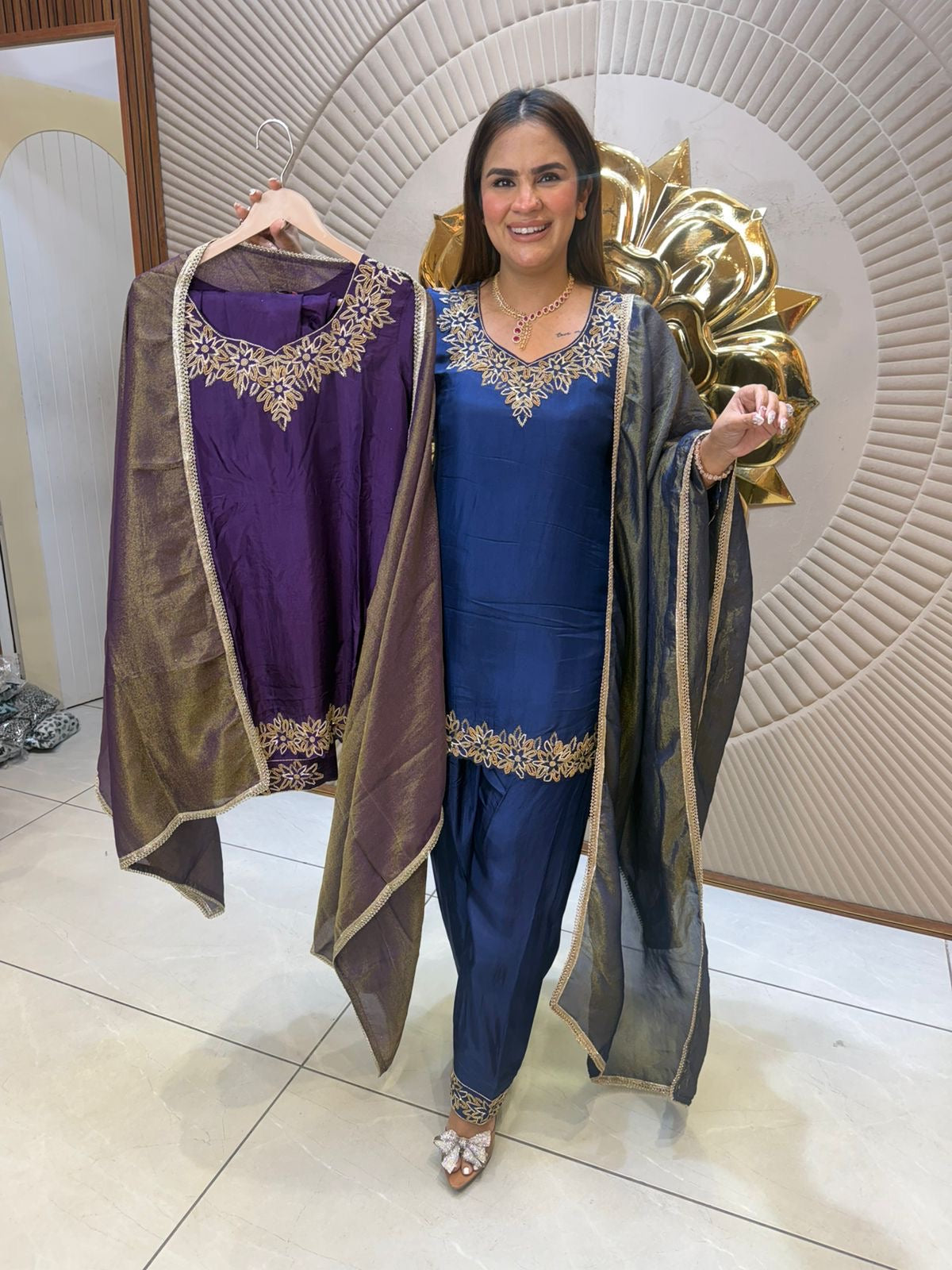 Beautiful suit party wear pc 2659