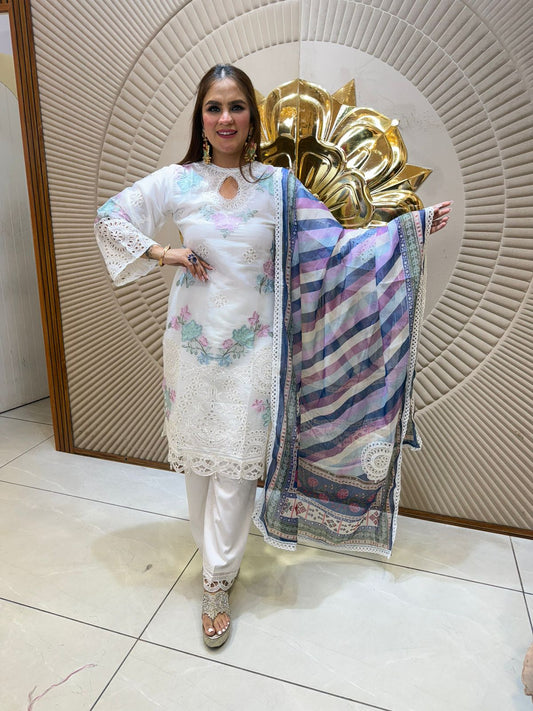 Beautiful full Sleeve Suit With Elegant Dupatta PC2552