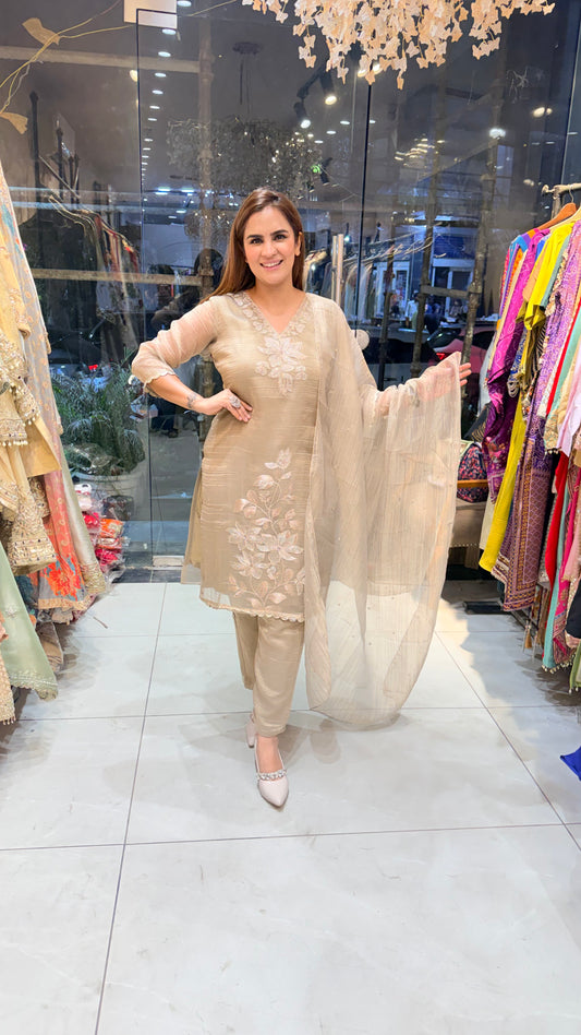 Tissue silk suit PC3582