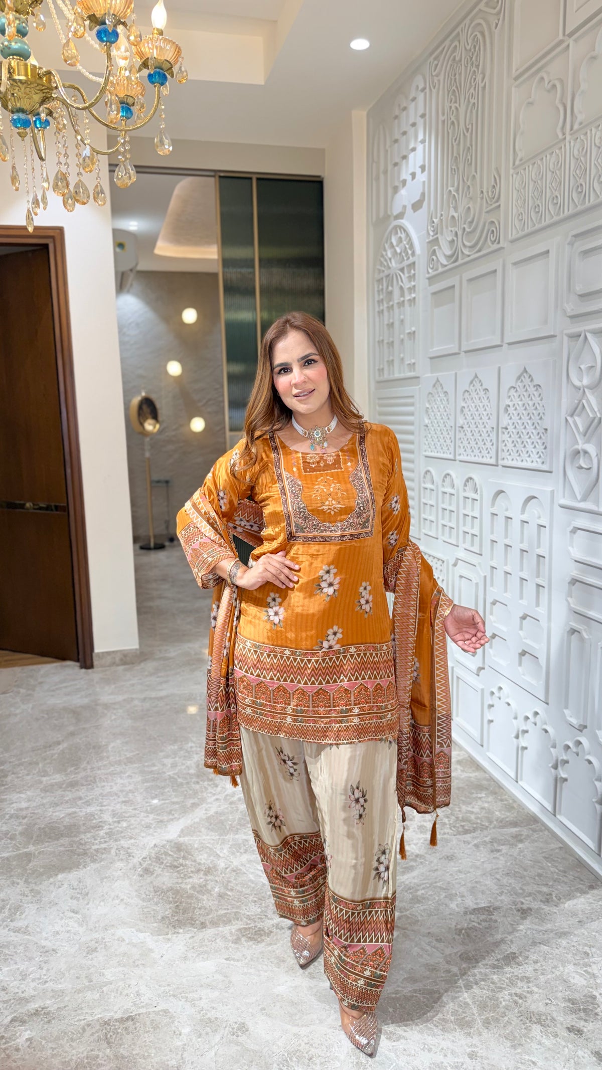 Beautiful Digital Print Suit Set PC3703