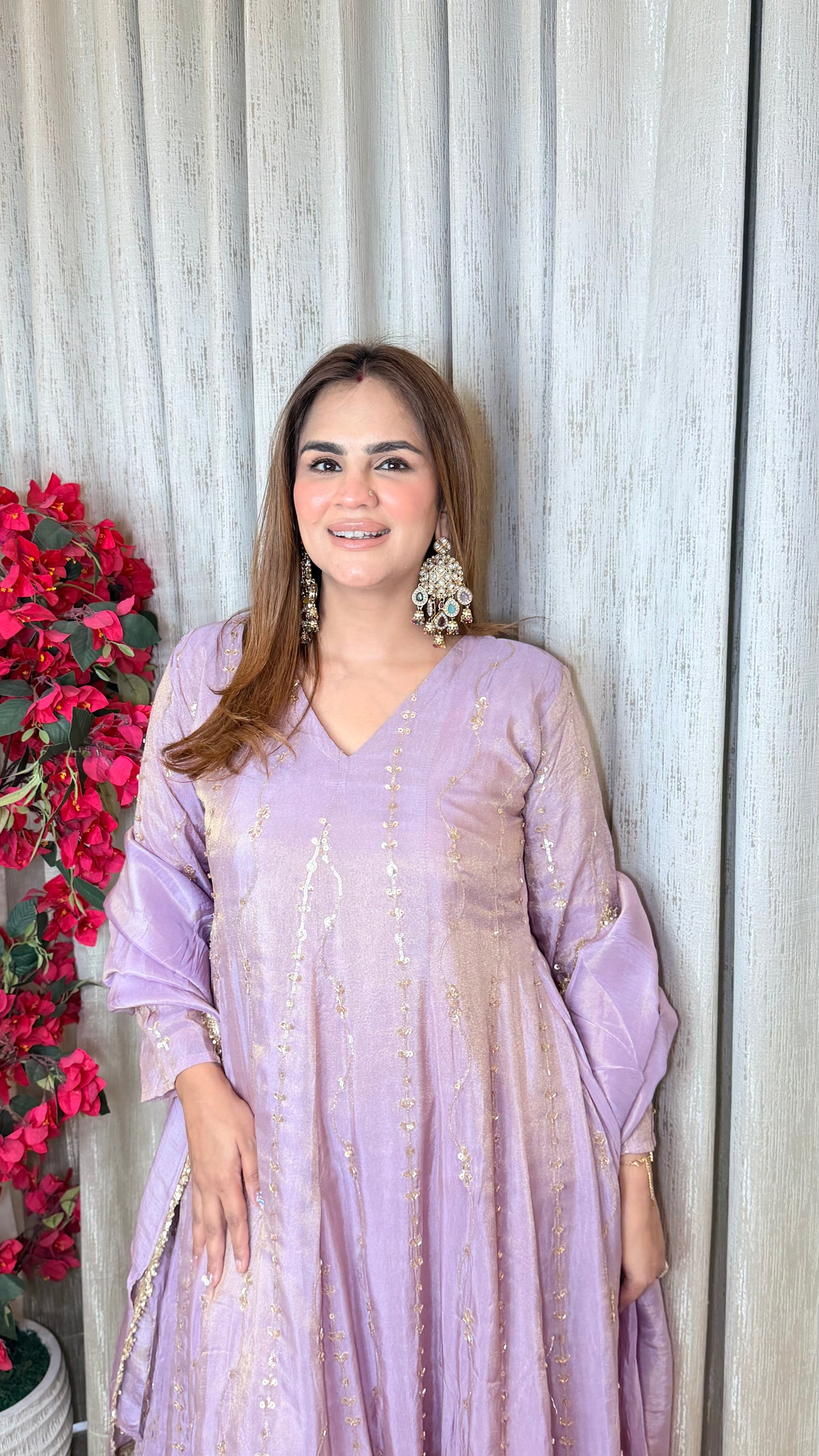 Embroidered Anarkali Suit PC3490