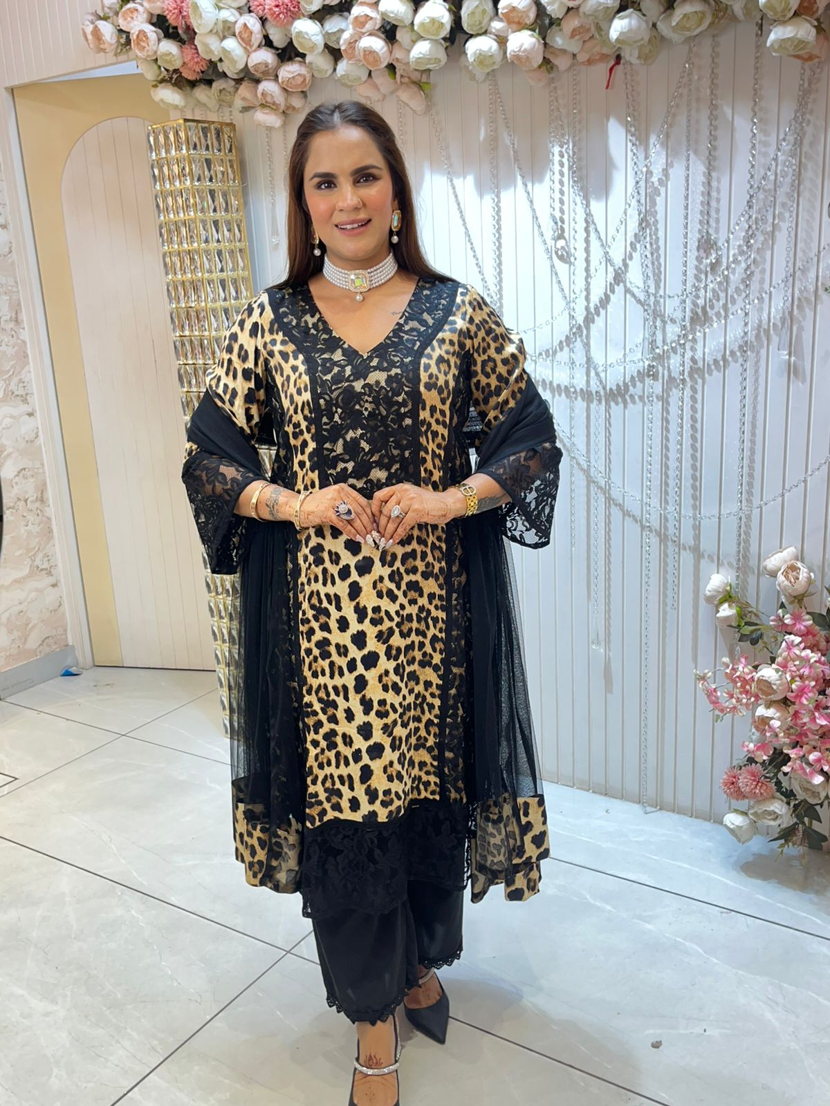 Animal Print Design Suit PC1443