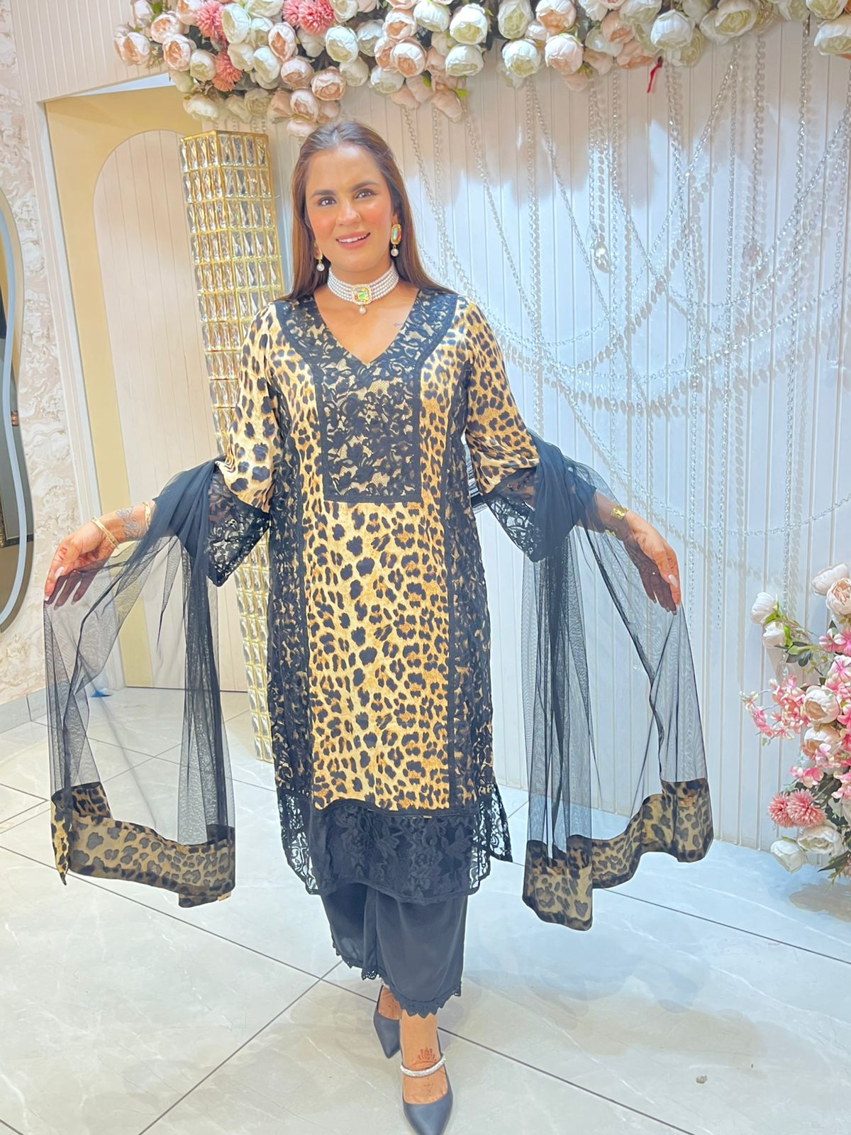 Animal Print Design Suit PC1443