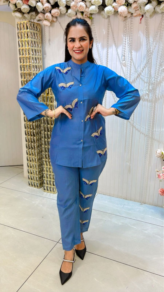 Beautiful Co-Ord Set With Butterfly PC1276
