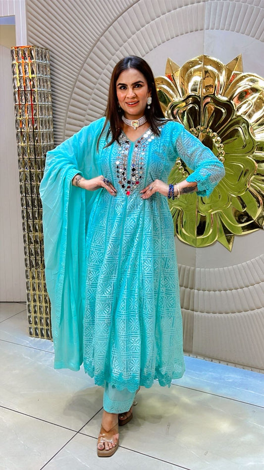 Beautiful Cotton Suit for Summer PC1519