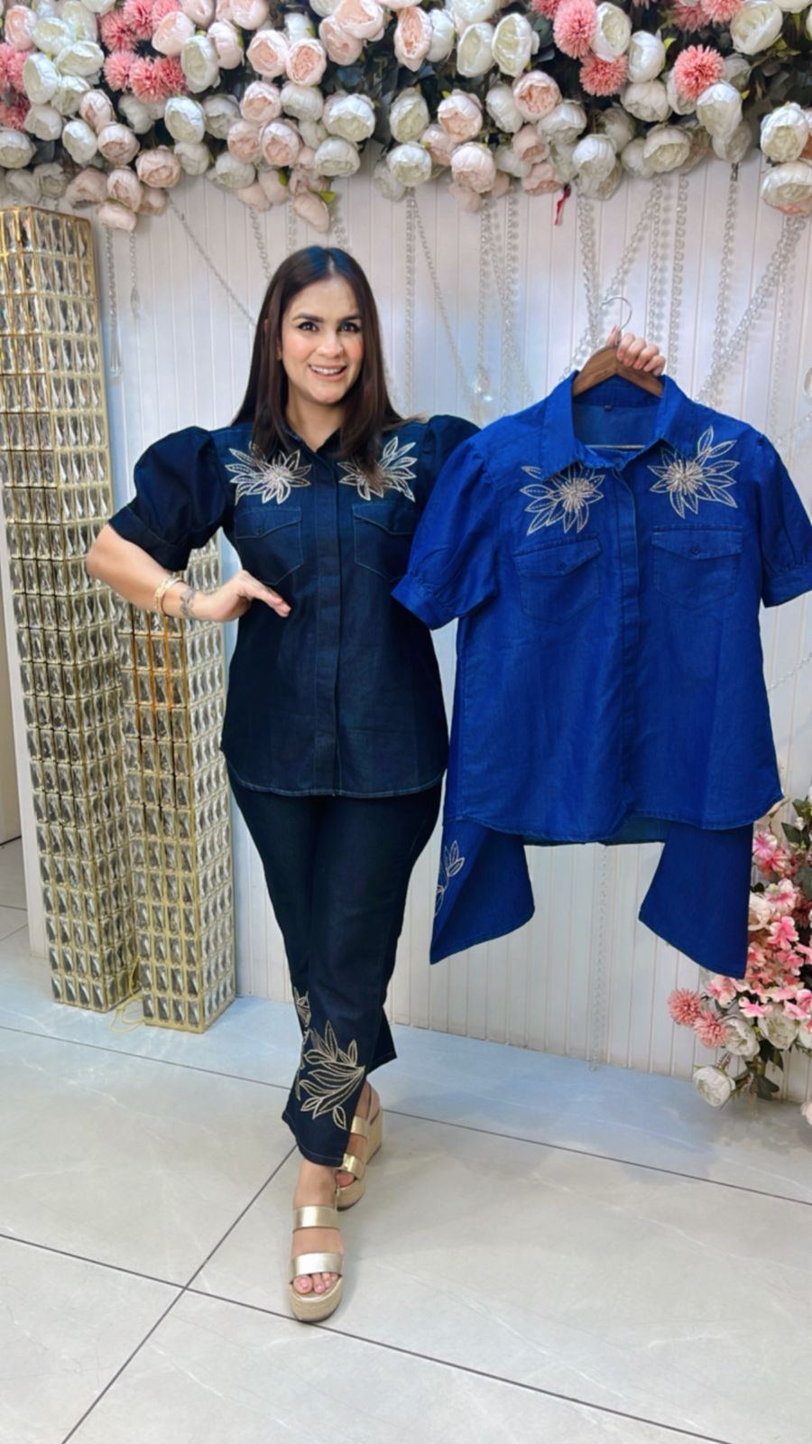Beautiful Denim Co-Ord Set PC1252