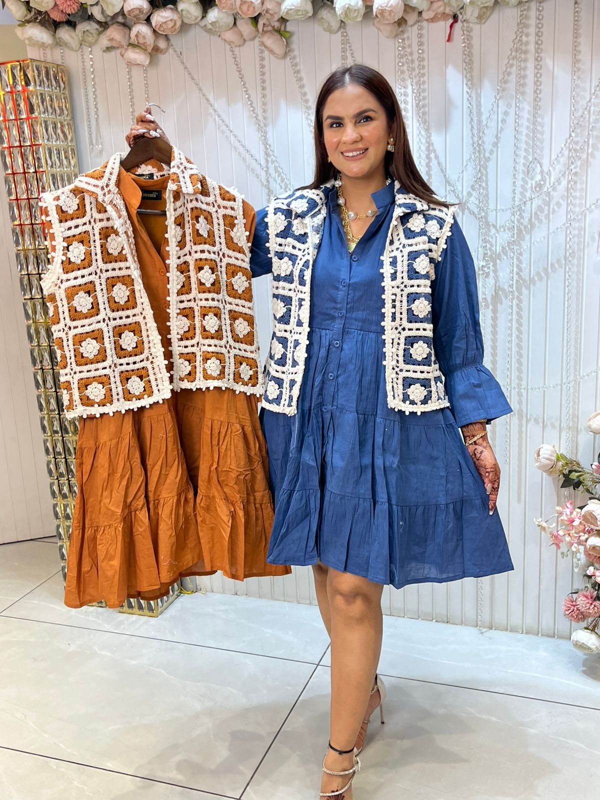 Beautiful Dress With Jacket PC1407