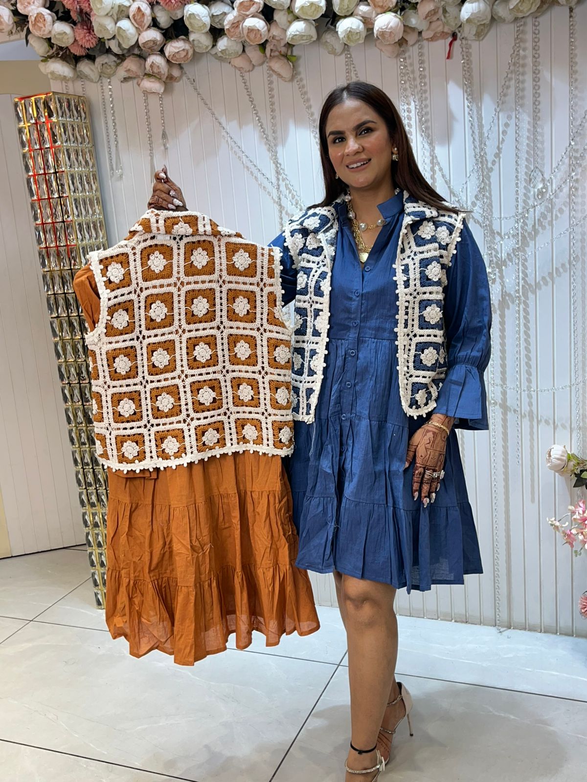 Beautiful Dress With Jacket PC1407