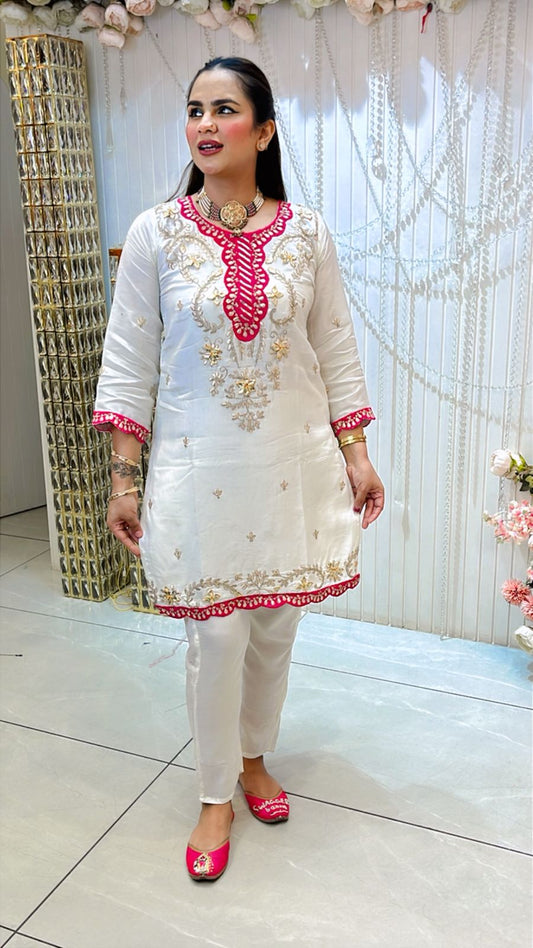 Beautiful Embroidered Co-Ord Set PC1206