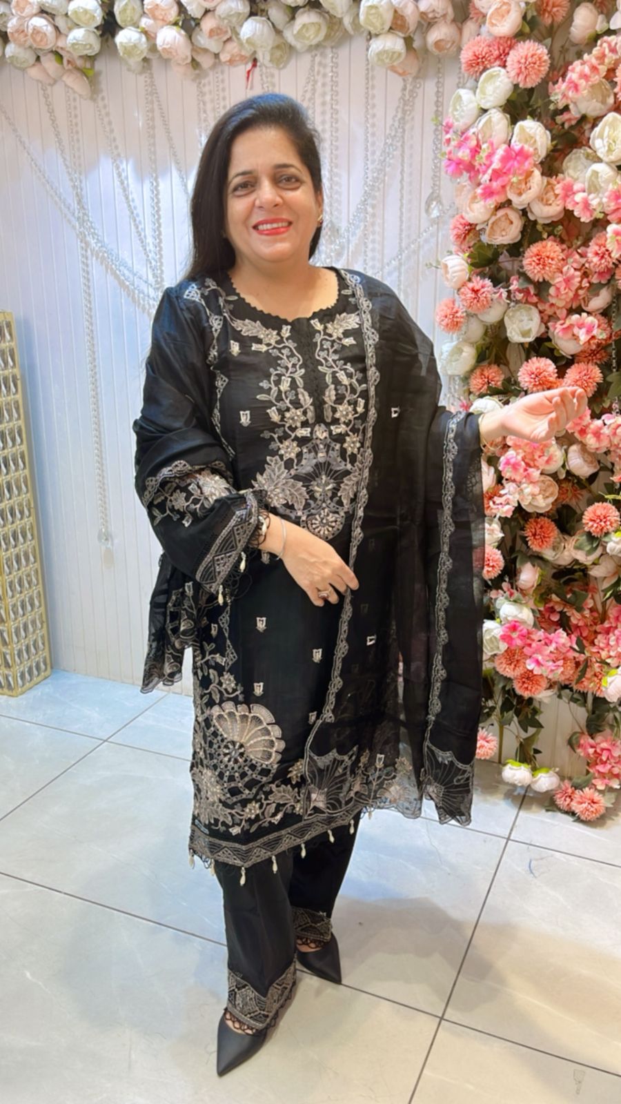 Beautiful Embroidery Suit PC1290