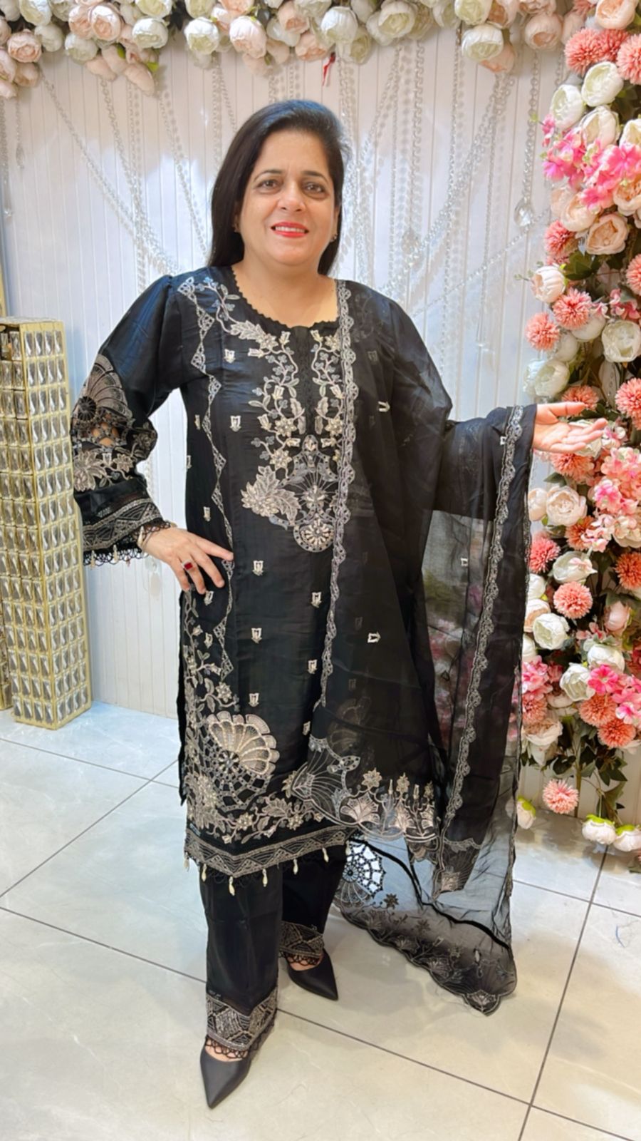 Beautiful Embroidery Suit PC1290