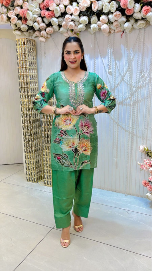 Beautiful Floral Print Co-Ord Set PC1212