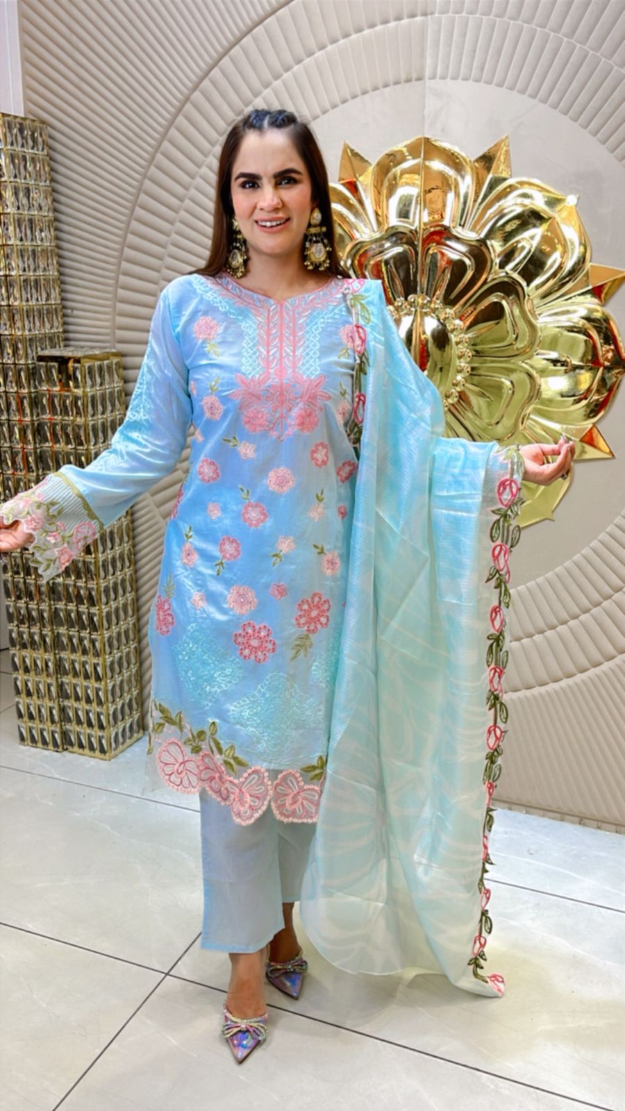 Beautiful Floral Suit PC1484