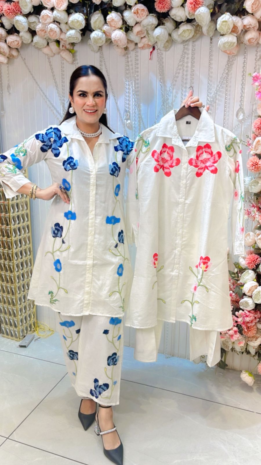 Beautiful Flower Print Co-Ord Set PC1299