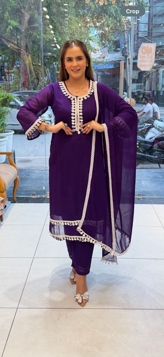 Beautiful Mirror Work Suit PC1581