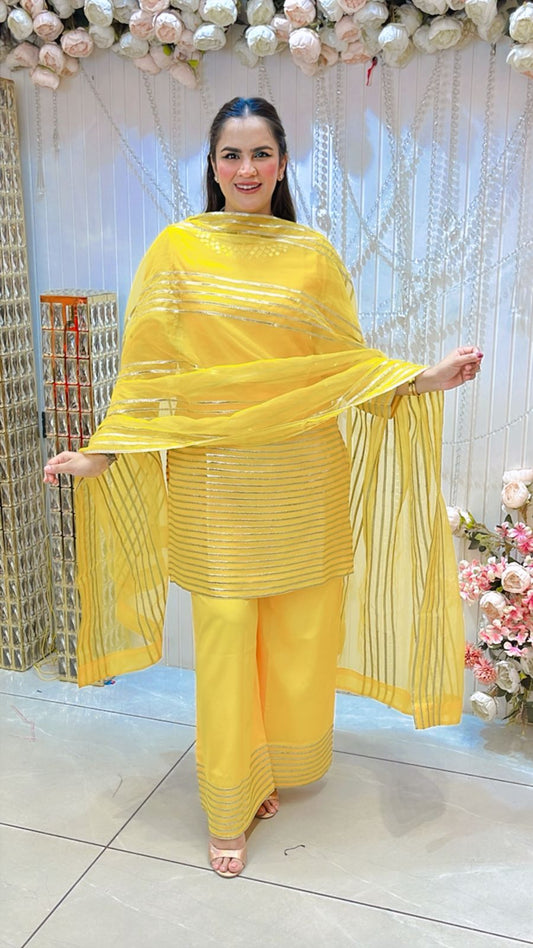 Beautiful Stripes Design Palazzo Suit PC1209