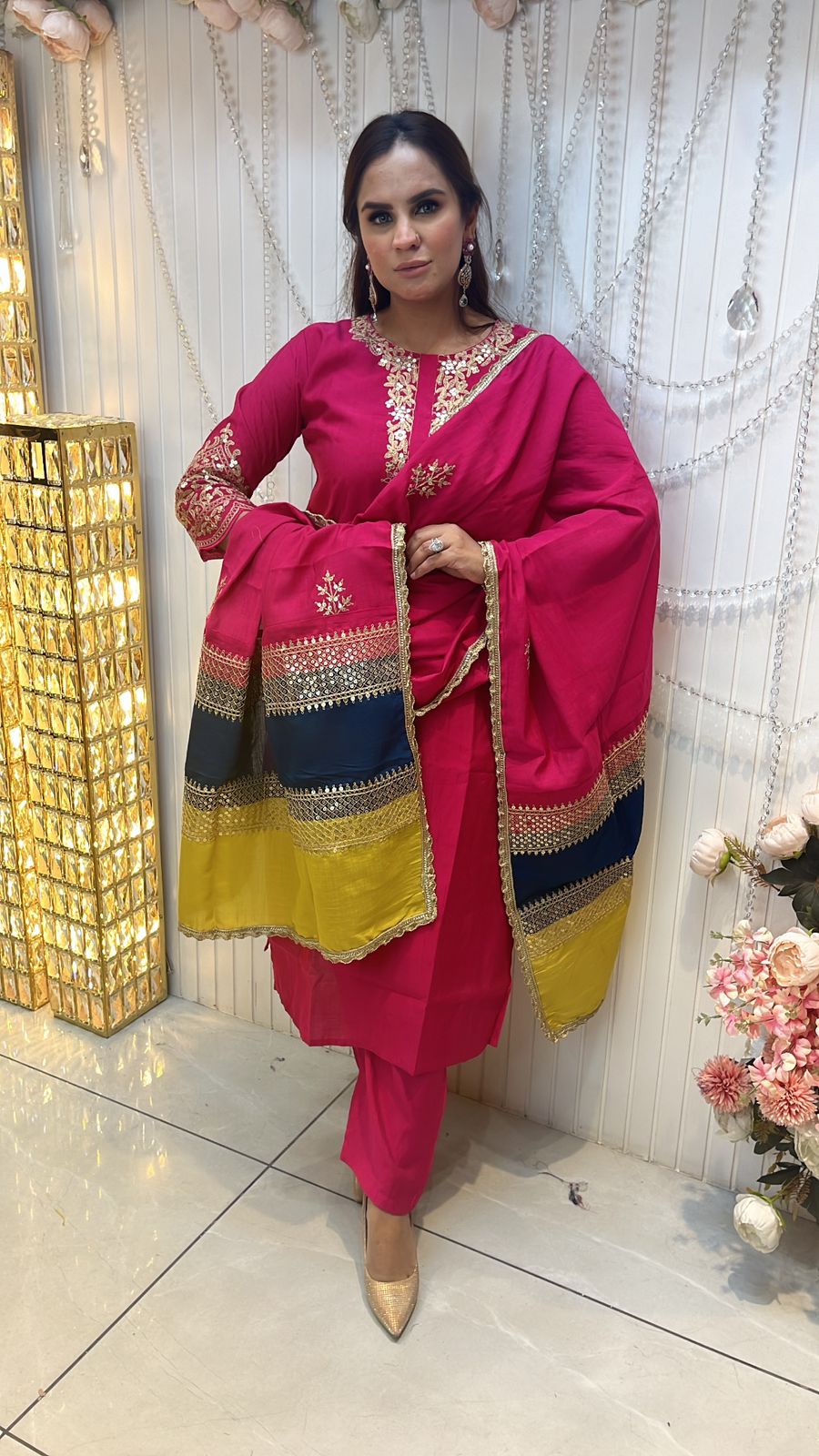 Beautiful Suit With Designer Dupatta PC133