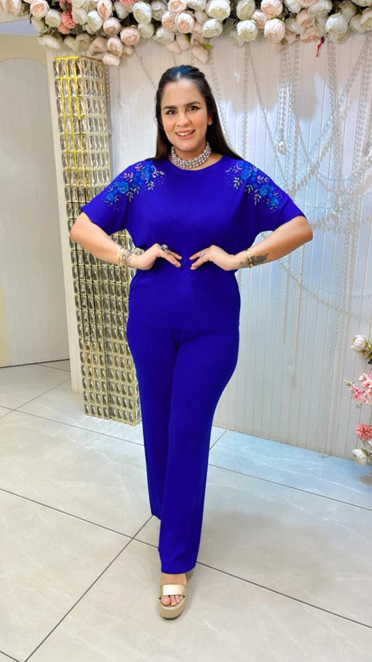 Beautiful swarovski work Co-Ord Set PC1313