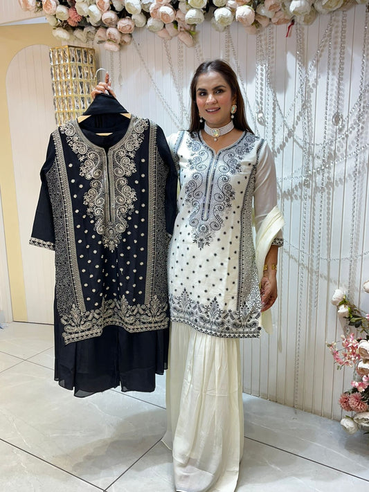 Designer Suit With Embroidery Work PC1448