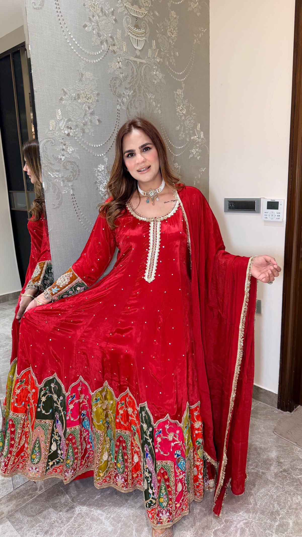 Karwachauth Special Anarkali Suit Set PC3707