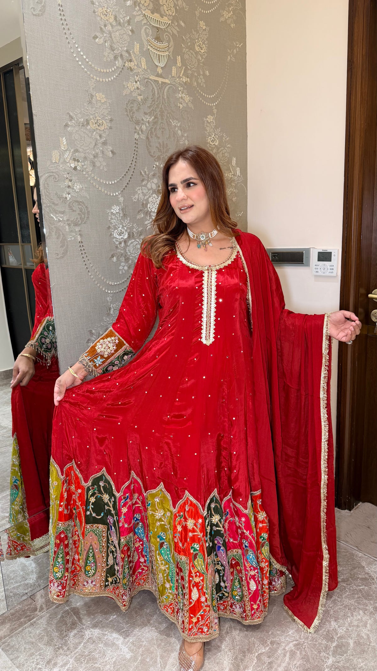 Karwachauth Special Anarkali Suit Set PC3707