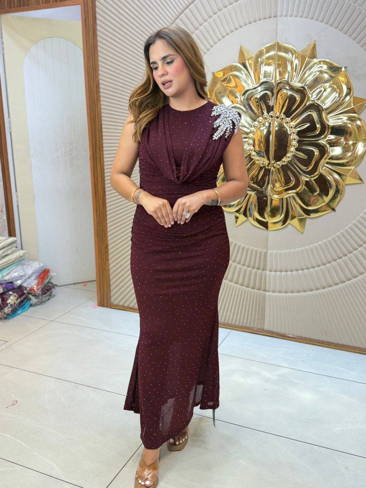 Beautiful party wear dress 3198