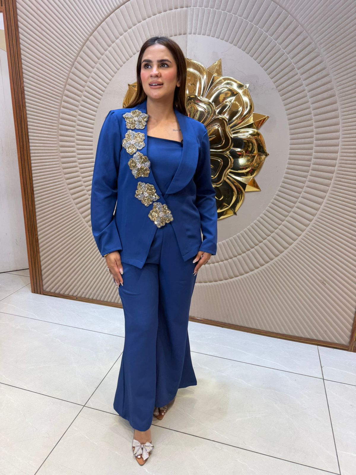 Beautiful elegant partywear cordset pc 2657