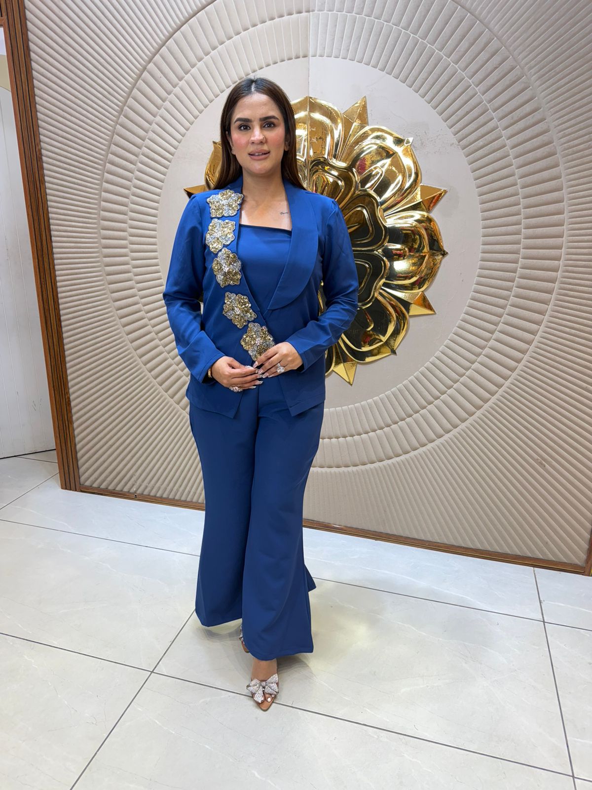 Beautiful elegant partywear cordset pc 2657